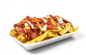 Fries La Caliente (chips and sausage)